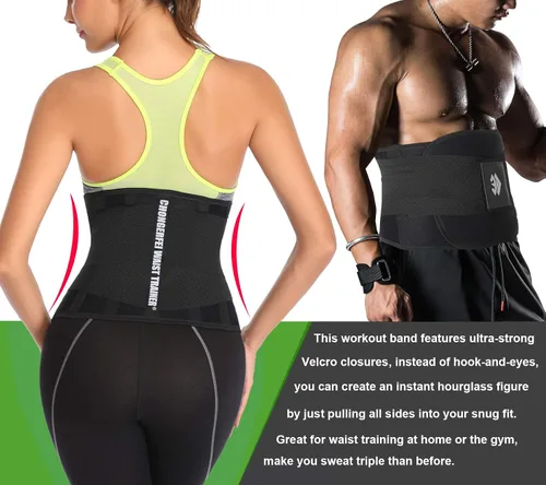 Vista 5 de Chongerfei - Moldeador reductor de cintura entrenador de cintura faja deportiva para mujer