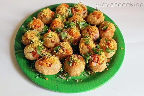 Vista 2 de Neotea Gappa GOL Gappa Listo para Freír Seco GolGappa Seco Pana Puri Papadas Pani Puri (Trigo Pani Puris) (17.64 oz)