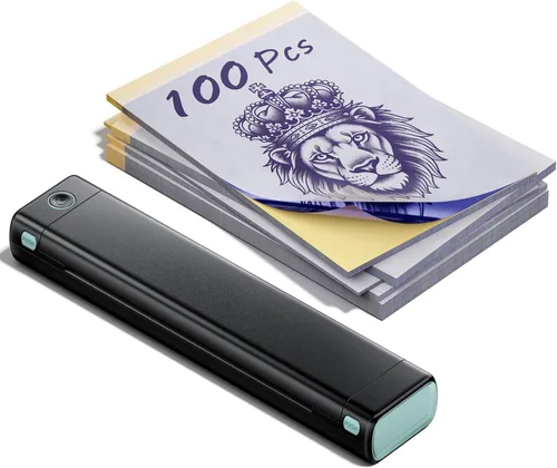 Vista 18 de Phomemo M08F Tattoo Stencil Printer, Bluetooth, Multi-Size Printing