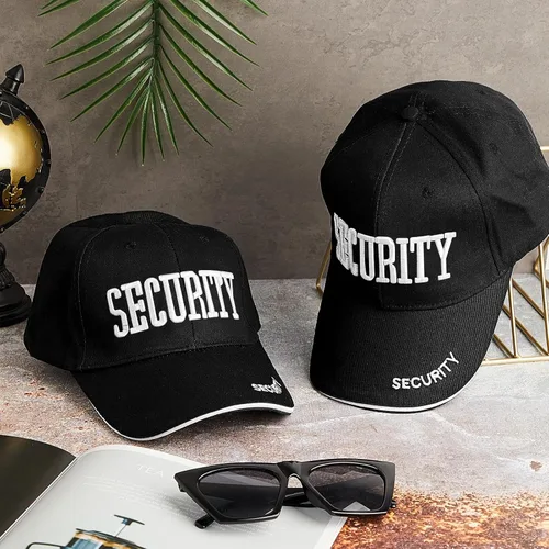 Vista 3 de Ramede 16 Pcs Security Hat Baseball Ball Cap Embroidered Cotton Adjustable Security Cap for Men Women Accessories