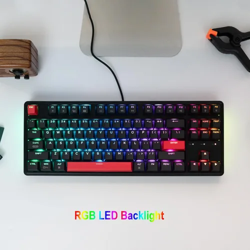 Vista 3 de Keychron C3 Pro QMKVIA - Teclado mecánico personalizado, intercambiable en caliente, programable de 87 teclas, montaje compacto de junta de diseño