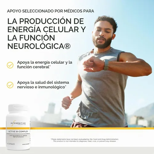 Vista 2 de Cápsulas Active-b Integrative Theraputics, 60 unidades, Amarillo, 1, 1