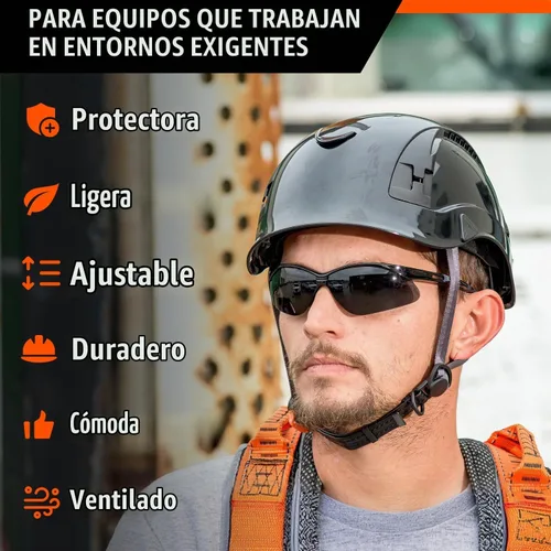 Vista 3 de Malta Dynamics Casco de Seguridad Tipo APEX 2 – Cascos de Seguridad Duros Conformes con OSHA y ANSI Z89.1 para Trabajadores de Construcción y Casco
