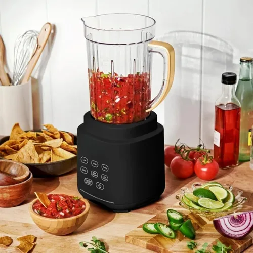 Vista 7 de Maravilloso sistema de licuadora PowerExact con motor de 700 W, tarro Tritan de 50 onzas, taza de una sola porción de 20 onzas, tapa antigoteo, 3