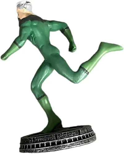 Vista 3 de Eaglemoss Marvel Chess Collection Quicksilver - Peón de resina metálica esculpido a mano sin plomo con historia de fondo y revista Storyline Recap