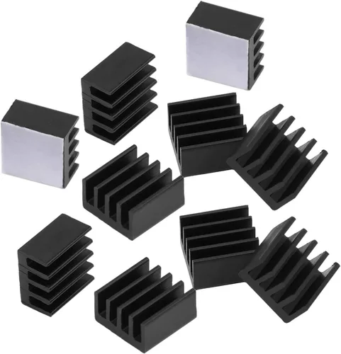 Vista 5 de Easycargo Kit surtido de disipador de calor de 100 piezas para enfriar PC, portátil, PS5, M.2, CPU, GPU, VGA, RAM, VRAM, VRM, IC LED, MOSFET