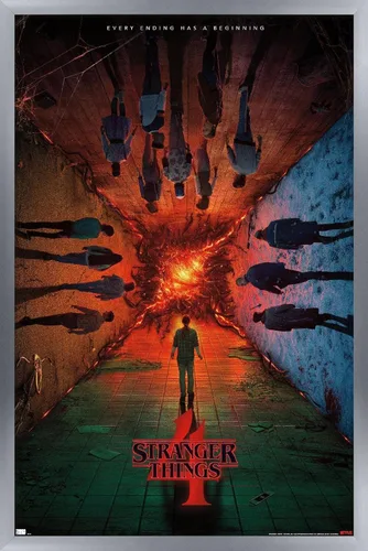 Vista 12 de Trends International Netflix Stranger Things: Temporada 4 - Póster de presentación con el grupo, para pared, de una hoja, 14.725 x 22.375 pulgadas