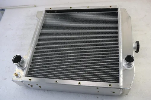 Vista 5 de A172038 52MM Aluminio Radiador Reemplazo para Case IH Super K Retroexcavadora 580K 580K-1 580K-11 580K-111 A172038 AH145366 3 Fila Radiadores