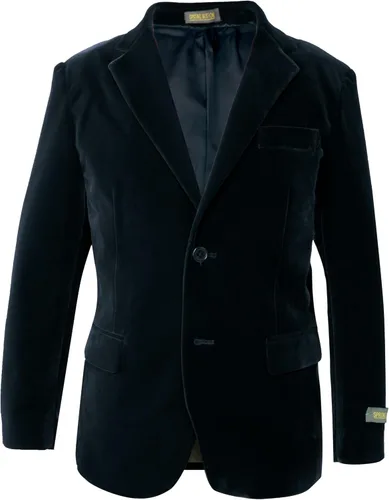 Vista 10 de Spring Notion Blazer de terciopelo para niños grandes Negro
