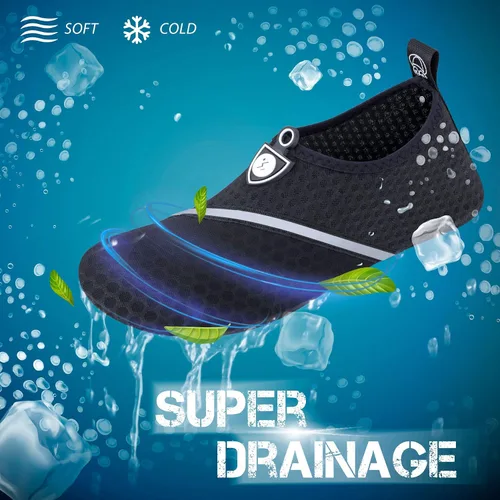 Vista 5 de SIMARI Water Shoes Womens Mens Barefoot Unisex Aqua Socks Slip-on for Indoor Outdoor Snorkeling SWS002