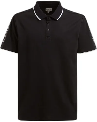 Vista 5 de GUESS Polo de manga corta Paul Pique Tape para hombre Essentials