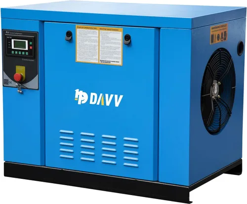Vista 13 de Compresor de aire de tornillo rotatorio con tanque vertical 10HP 230V 3-Ph Davv-lgjgp007tu2