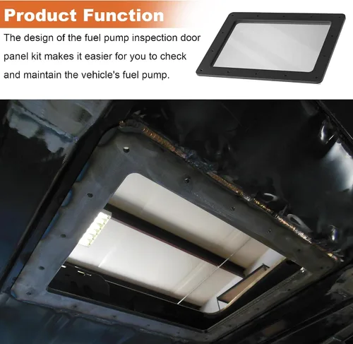Vista 4 de Panel de acceso para puerta de trampa de bomba de combustible compatible con Camaro y Firebird 1982-1997 (incluye 14 tornillos)