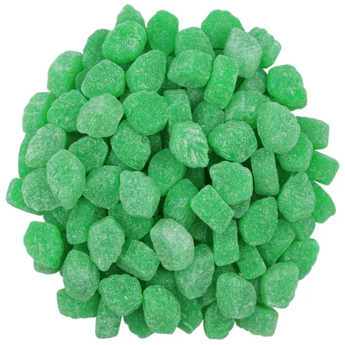 Vista 4 de Smarty Stop Gelatina verde hojas de menta verde rebanadas de caramelo (2 libras)