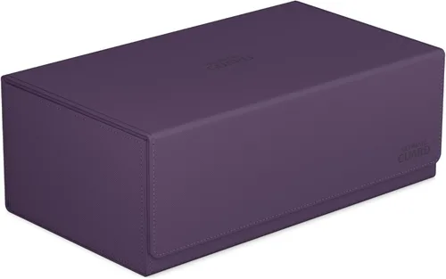 Vista 13 de Ultimate Guard Arkhive 400+, estuche para mazo para 400 cartas TCG con doble funda, negro, compatible con Boulders, cierre magnético y forro