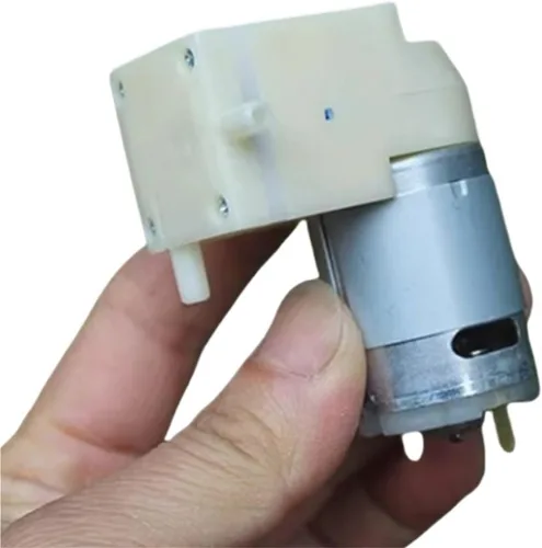 Vista 2 de DC 12V -70Kpa 385 Motor Bomba de aire de vacío Bomba de diafragma de succión de presión negativa Packer Inflador de peces acuario tanque de agua