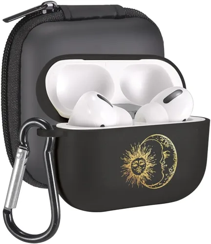 Vista 25 de Funda de mariposas rosas para AirPods Pro con llavero, diseño de animales lindos funda protectora de TPU suave compatible con AirPods Pro Charging