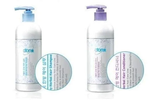 Vista 3 de Atomy Champú Herbario para el Cabello 16.9 fl oz + Acondicionador 16.9 fl oz