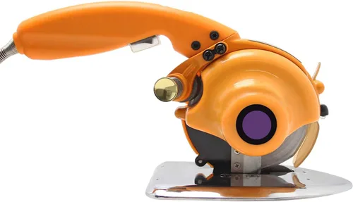 Vista 8 de CGOLDENWALL Cortador de tela rotativo eléctrico Tijeras Cortadora de tela Cortadora de tela Ideal para tela multicapa Papel de tela de cuero Hoja