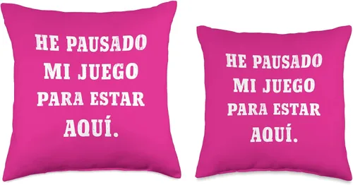 Vista 3 de Lobro Design Diseño para jugadores de videojuegos y Gamers, almohada de 16 x 16 pulgadas, multicolor