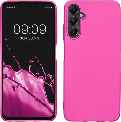 Vista 72 de kwmobile Funda compatible con Samsung Galaxy A12 - Funda protectora de silicona TPU suave y delgada - Azul Báltico