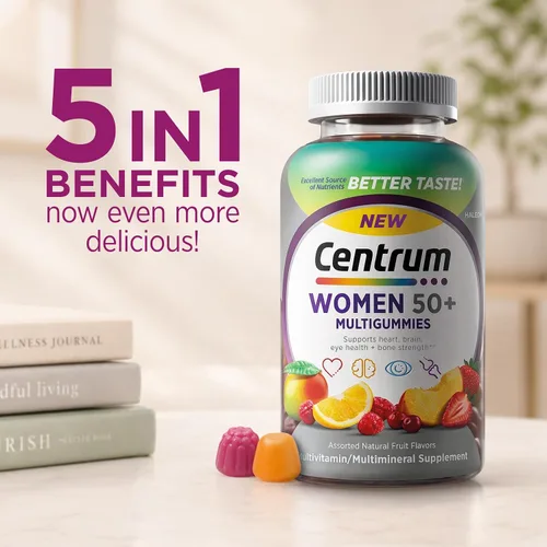 Vista 17 de Centrum MultiGummies para mujeres de 50 años o más, 140