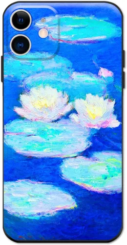 Vista 21 de Berkin Arts Funda de silicona compatible con iPhone 12 Pro Max con protector de pantalla de flores ornamentales intrincadas rosas
