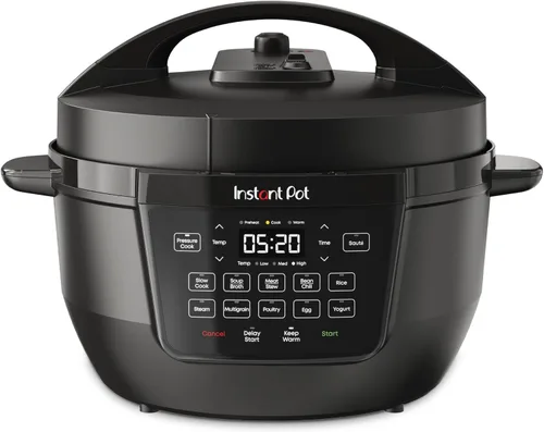 Vista 16 de Instant Pot 4QT RIO Mini Multicocina 7 en 1, Olla a Presión, Cocción Lenta, Saltear, Vapor, Arrocera, Yogur y Calentador, Negro, 4 Cuartos