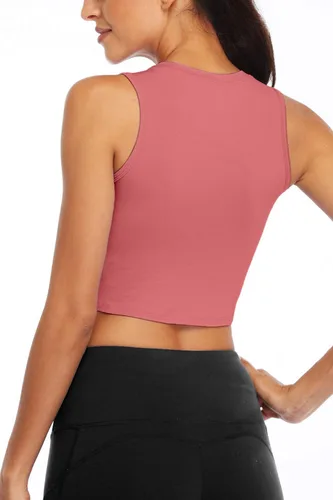 Vista 2 de Sanutch - Tops de entrenamiento para mujer, corte ajustado