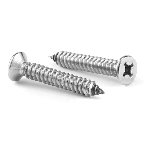Vista 12 de Tornillos de madera de 1/2 pulgada #4 x 1/2", 100 tornillos de acero inoxidable 18-8 (304), cabeza plana Phillips, tornillos autorroscantes rápidos