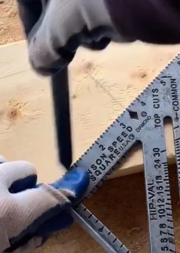 Vista 4 de Swanson Tool Co S0101 - Escuadra rápida de 7 pulgadas, azul
