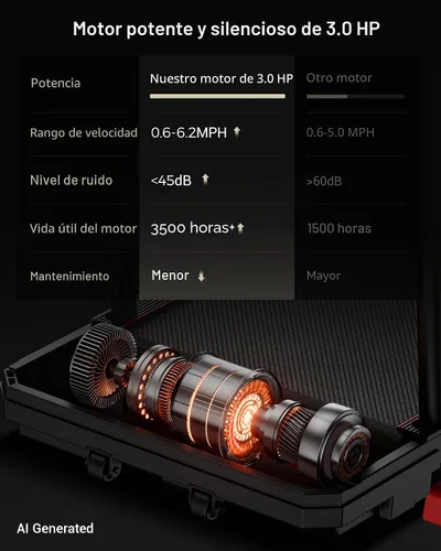 Vista 4 de CURSOR FITNESS Almohadilla para caminar con placa de vibración con 14% de Raven