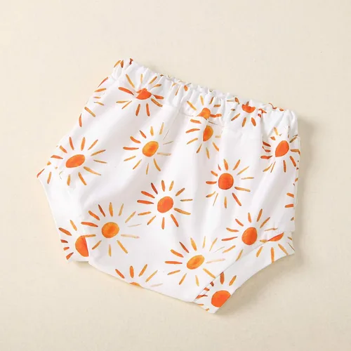 Vista 6 de Noubeau Ropa para niña pequeña, con lazo acanalado, camiseta sin mangas, linda camiseta sin mangas, pantalones cortos de verano para bebé niña