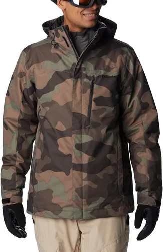 Vista 10 de Columbia - Chaqueta Whirlibird IV Interchange para hombre, impermeable y transpirable Estampado De Camuflaje Mod Verde Piedra