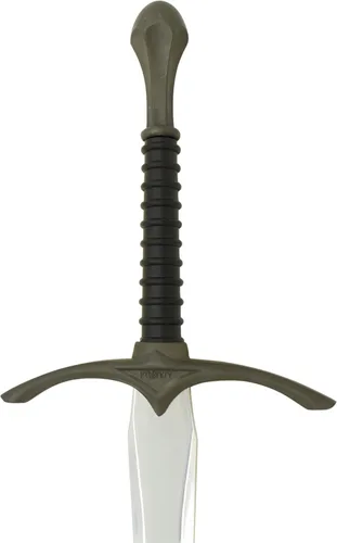 Vista 5 de Medieval Warrior Espada vikinga cruzada de la Edad Media con vaina Negro-933