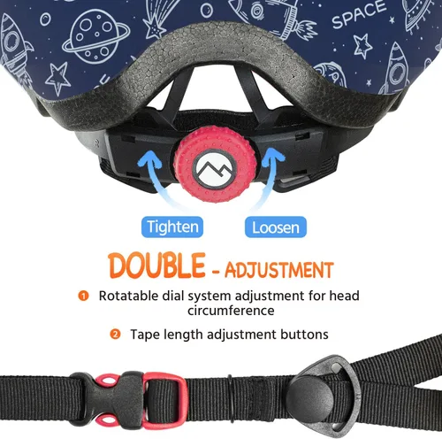 Vista 6 de MOUNTALK - Casco de bicicleta para niños/bebés, para niños de 1/2/3/4/5/6/7/8 años, cascos para niños de 5-8/8-14 años, cascos de patineta