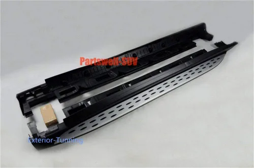 Vista 2 de estribos laterales pedales Nerf Protector Bar para Mercedes Bens GLE W166 2016-2018