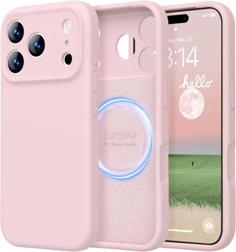 Vista 110 de LOVE 3000 Diseñada para Funda iPhone Air, Silicona Premium [Compatible con Magsafe][Forro de Microfibra Suave Anti-Rayones] Funda Protectora