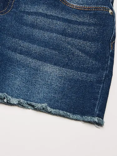 Vista 4 de Calvin Klein Chicas Roll-up Denim Short
