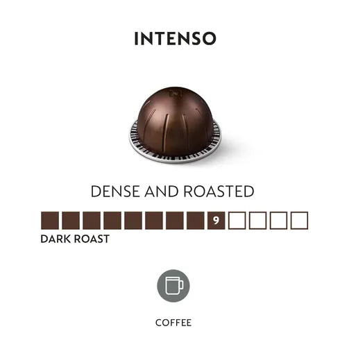Vista 3 de Nespresso Cápsulas VertuoLine Intenso, cápsulas de café doble Espresso Chiaro (10 unidades x 2)