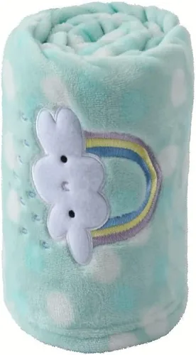 Vista 34 de CREVENT - Manta bonita, cómoda y mullida para bebés, niños y niñas, 30 x 40 pulgadas, ropa de cama, para cuna y cochecito, regalo para recién Oso