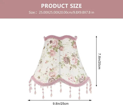 Vista 2 de Pantalla victoriana de la lámpara de la lámpara de las pantallas de la lámpara de lujo de las pantallas de la lámpara de campana, pantallas