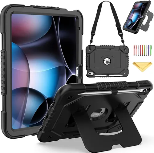 Vista 32 de Funda transparente con soporte para iPad Air 3 (Air 3ª generación) de 10.5 pulgadas 2019 y iPad Pro de 10.5 pulgadas 2017 con soporte para 01# Claro