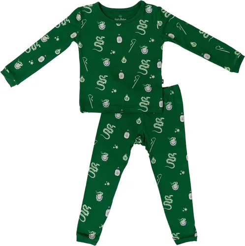 Vista 31 de KYTE BABY Juego de pijama para niños pequeños – Pijamas para niños pequeños hechas de material de rayón de bambú suave Pollito de Aloe