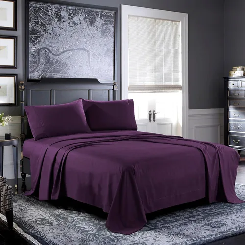 Vista 16 de Pure Bedding Juego de Sábanas Twin - Sábanas de Cama de Microfibra Ultra-Suave 1800 - Doble Cepillado - Bolsillos Profundos - Ajuste Fácil - Extra