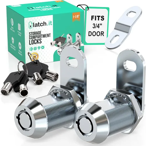 Vista 11 de LATCH.IT - Cerraduras para almacenamiento de RV (vehículos recreativos) de 1-1/8 pulgadas; paquete de 10 cerraduras para compartimentos
