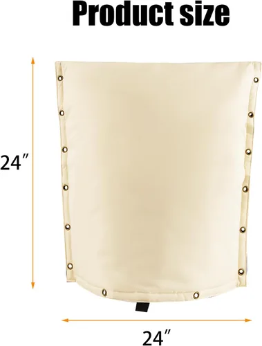 Vista 2 de Bolsa aislante para prevención de reflujo, aislamiento de tubería exterior para invierno, bomba de pozos y protección de válvulas de rociadores