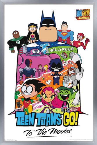 Vista 12 de Trends International DC Comics Movie Teen Titans Go! To The Movies - Póster de pared de collage, 22.4 pulgadas de largo x 14.7 pulgadas, versión