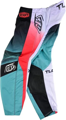 Vista 6 de Troy Lee Designs Youth GP Pant Motocross, Off-Road, Dirt Bike Pant, Youth-Specific Fit Astro Gris Claro/Naranja