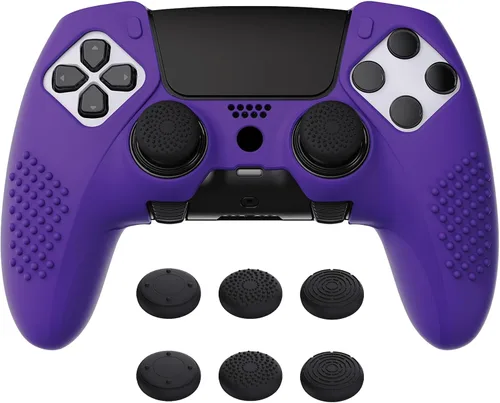 Vista 80 de PlayVital 3D Studded Edition Anti-Slip Silicone Cover Case for ps5 Edge Controller, Soft Rubber Protector Skin for ps5 Edge Wireless Controller with